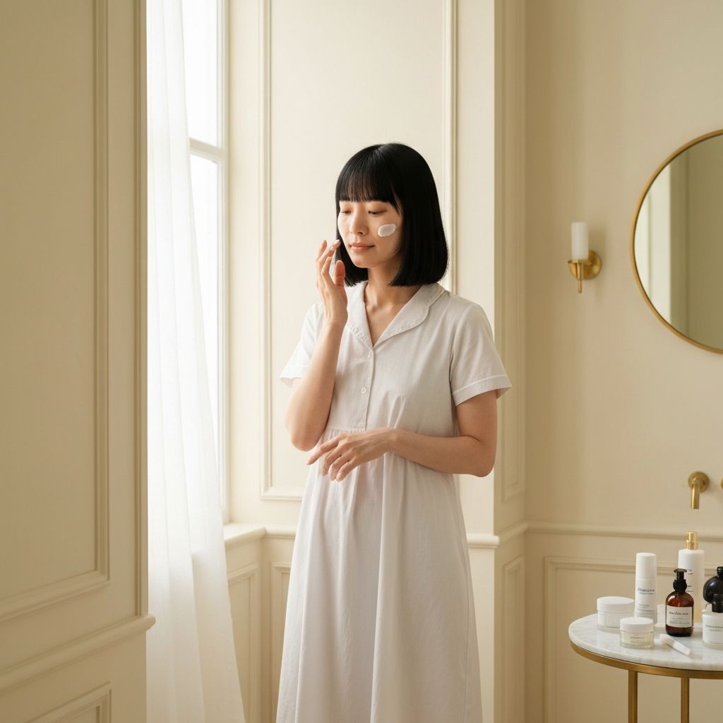 Hautpflege-Routine